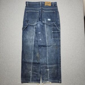 Southpole Jeans 34x32 Blue Carpenter Wide Leg Loose Baggy‎ Distressed Skater Y2K